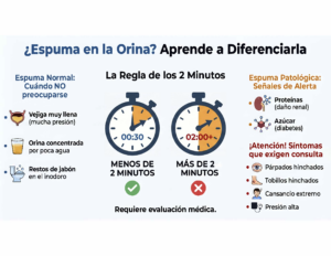 Orina con espuma