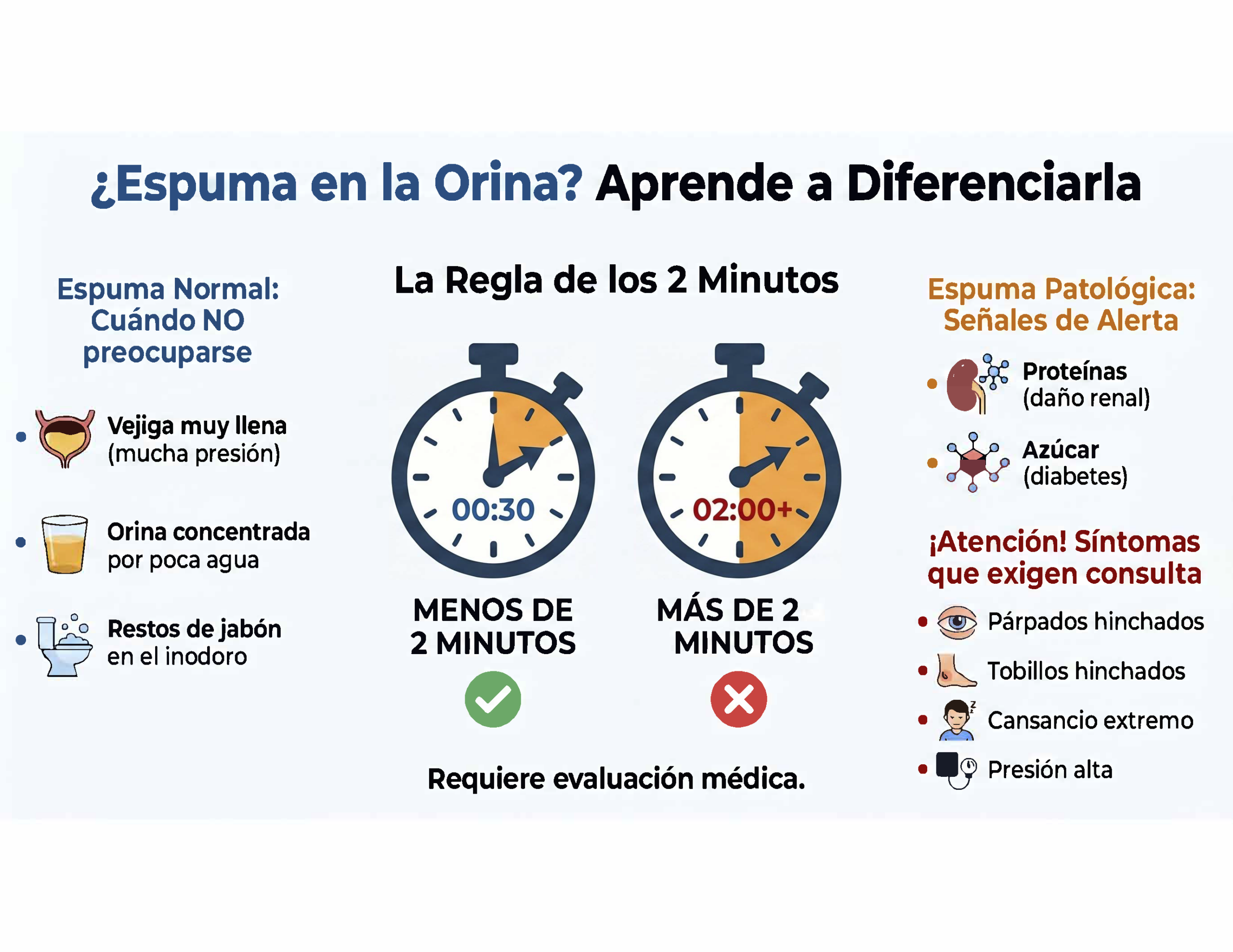 Orina con espuma