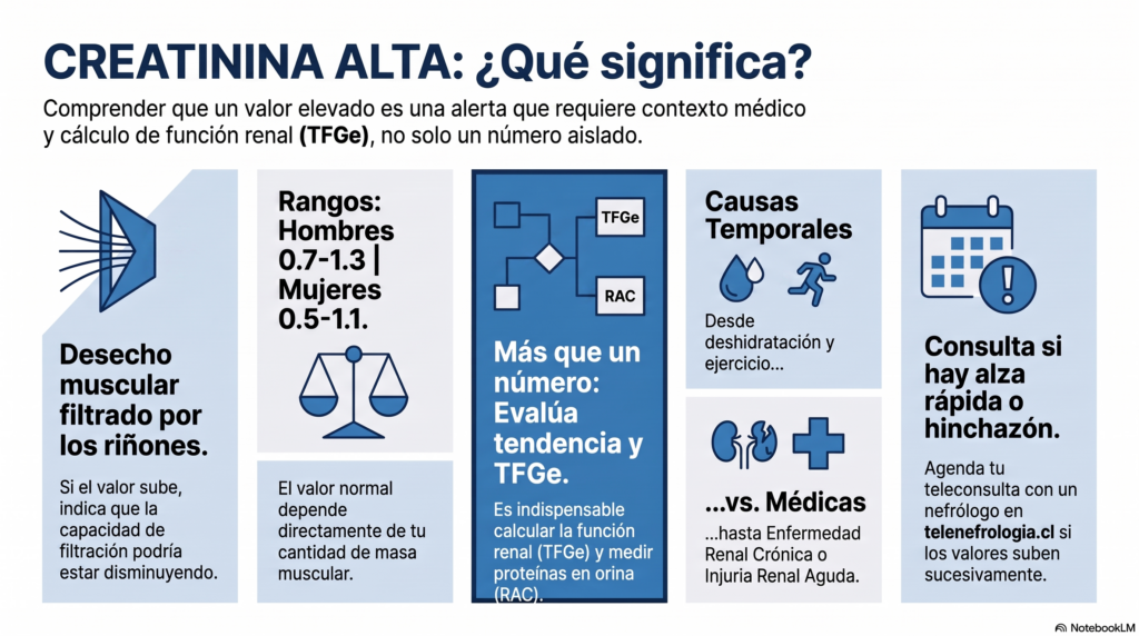 Significado de Creatinina Alta